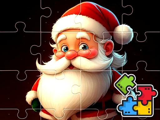 Christmas Puzzle With Santa