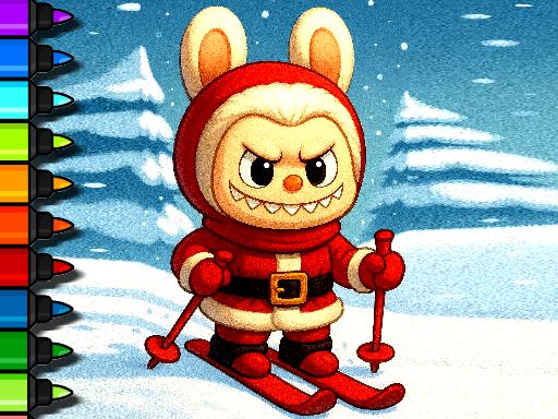 Easy Coloring Labubu Time