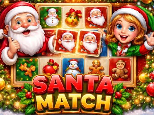 Santa Matching Game